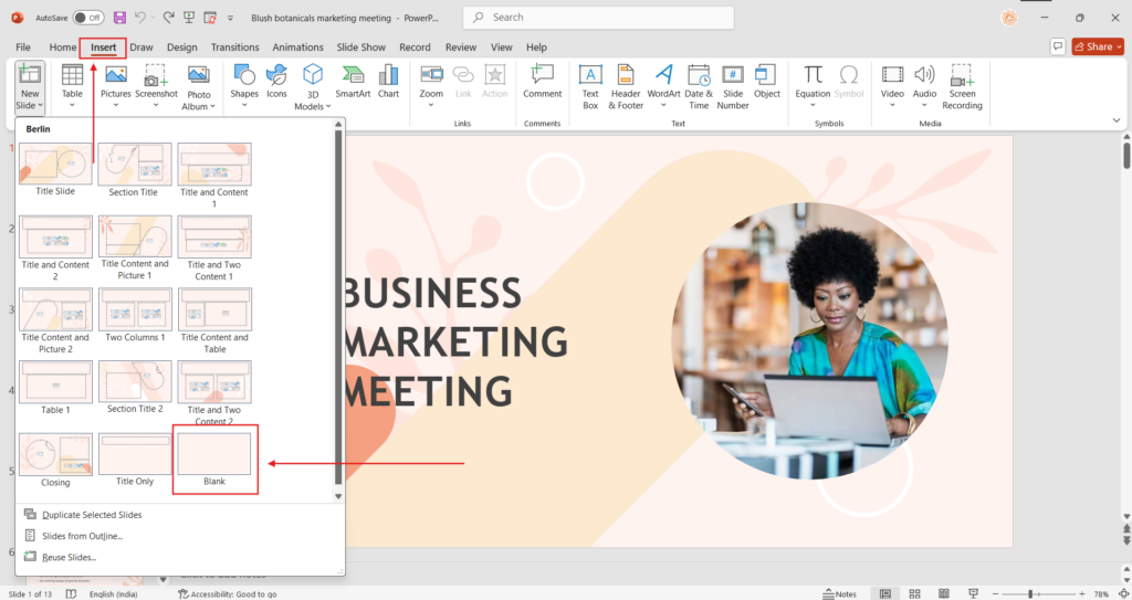 Add Columns to a Text Box in PowerPoint