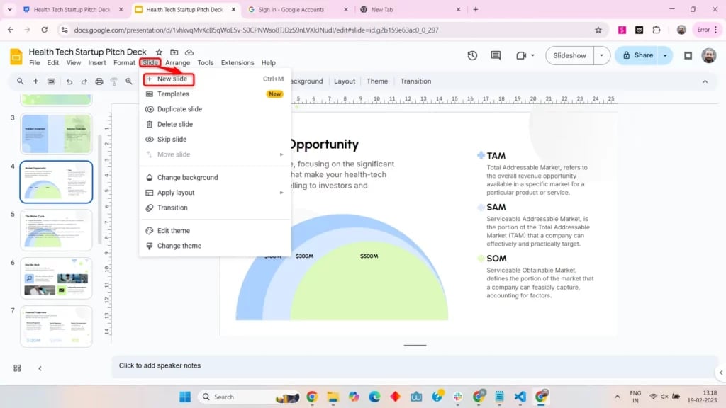 Add New Slide in Google Slides