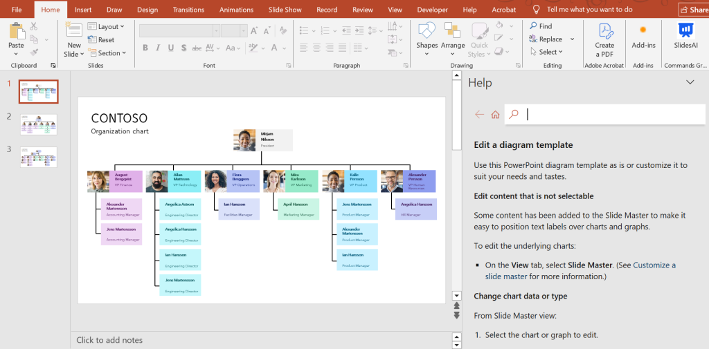 Customize the Template