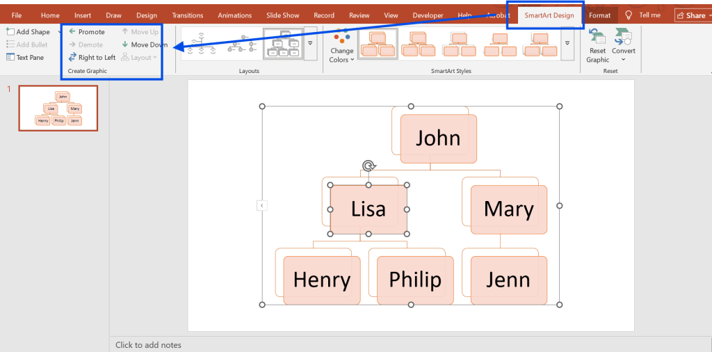 Rearrange and Expand the Chart