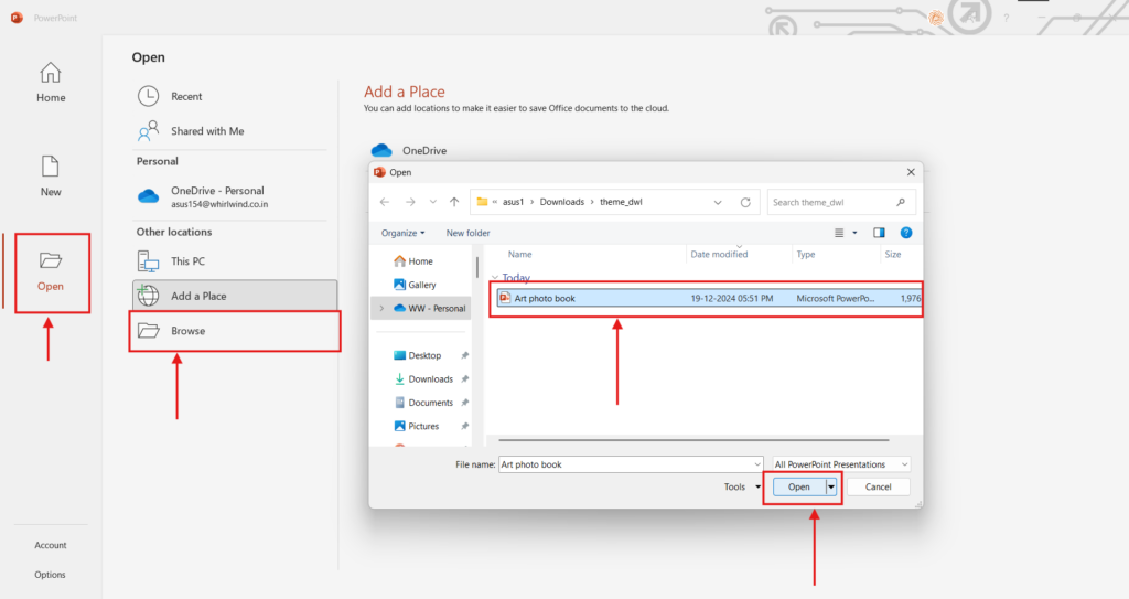 Add a Template from Another Source