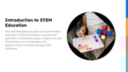 Education: STEM Activity Lesson Plan – Academic Presentation template