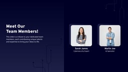 Tech Startup Pitch Deck template