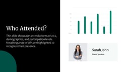 Post Event Recap and Analysis Deck template