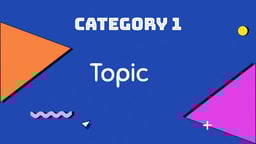 Jeopardy Presentation Templates template