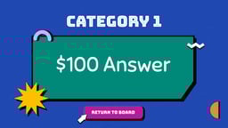 Jeopardy Presentation Templates template