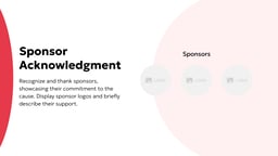 Fundraising Event Pitch Deck template