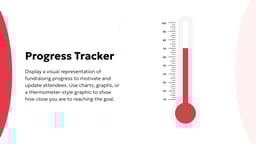 Fundraising Event Pitch Deck template