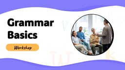 Grammar Workshop Presentation template