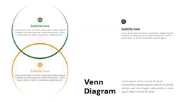 Venn Diagram Presentation Templates template