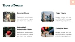 English Grammar Lesson Presentation template