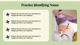 English Grammar Lesson Presentation template