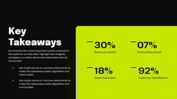 Webinar Recap Presentation template