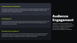 Webinar Recap Presentation template