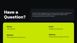 Webinar Recap Presentation template