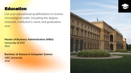 E-Resume – Portfolio Presentation template