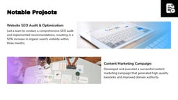 E-Resume – Portfolio Presentation template