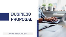 Business Proposal Pitch Deck template