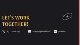 Creative Portfolio Presentation template