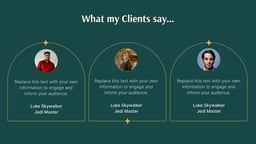 Creative Portfolio Presentation template