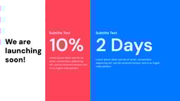 Countdown Timer Presentation template