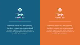Comparison Chart Presentation template
