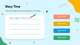 Interactive Educational Lesson Presentation template