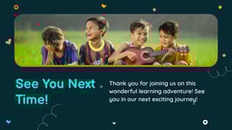 Interactive Educational Lesson Presentation template