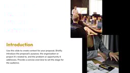 Project Grant Proposal Presentation template