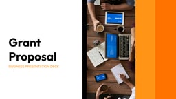 Project Grant Proposal Presentation template