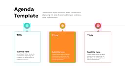 Agenda Templates for Presentation template