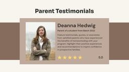 Homeschooling Academic Education Presentation template