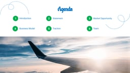 Travel and Tourism Pitch Deck template