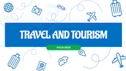 Travel and Tourism Pitch Deck template