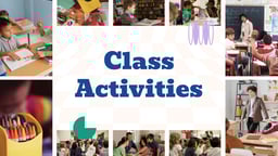 Retro Themed School Yearbook Presentation template