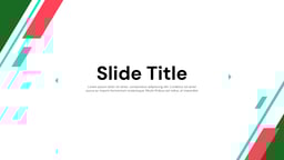 Border Presentation Templates template