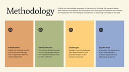 Thesis Defense – Education Presentation template