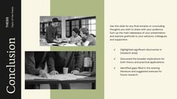 Thesis Defense – Education Presentation template