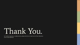 Thesis Defense – Education Presentation template