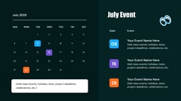 Monthly Lesson Plan template