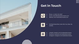 Real Estate Proposal Presentation template