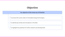 Research Review template