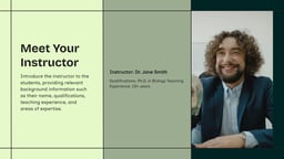 Class Orientation Presentation template