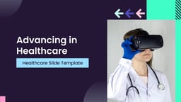 Advancing in Healthcare Presentation template