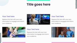Advancing in Healthcare Presentation template