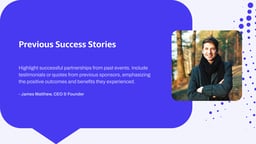 Event Sponsorship Pitch Deck template