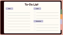 Classroom Planner Academic Presentation template