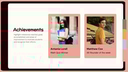 Classroom Planner Academic Presentation template