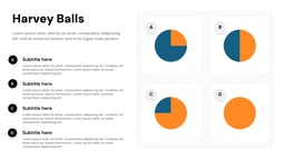 Harvey Balls Template for Presentations template