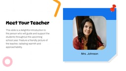 Back To School Presentation template